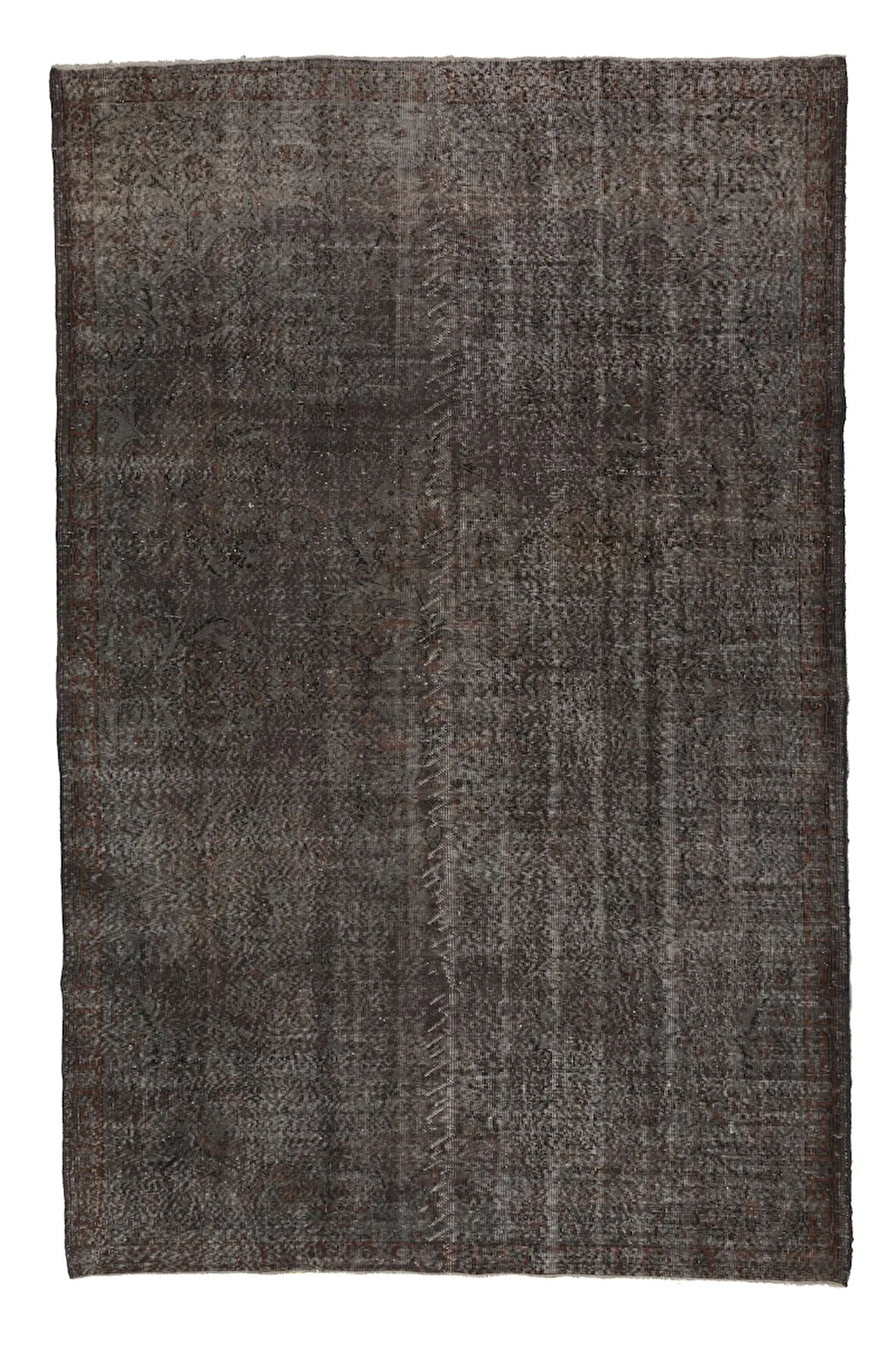 200x310 cm Gri Renkli El Dokuması Anadolu Halısı, Gri Renkli, Otantik, Modern Halı