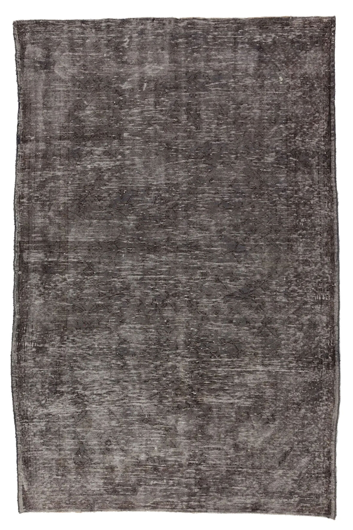 185x275 cm El Dokuması Gri Renkli Anadolu Halısı, Otantik Renkli Halı