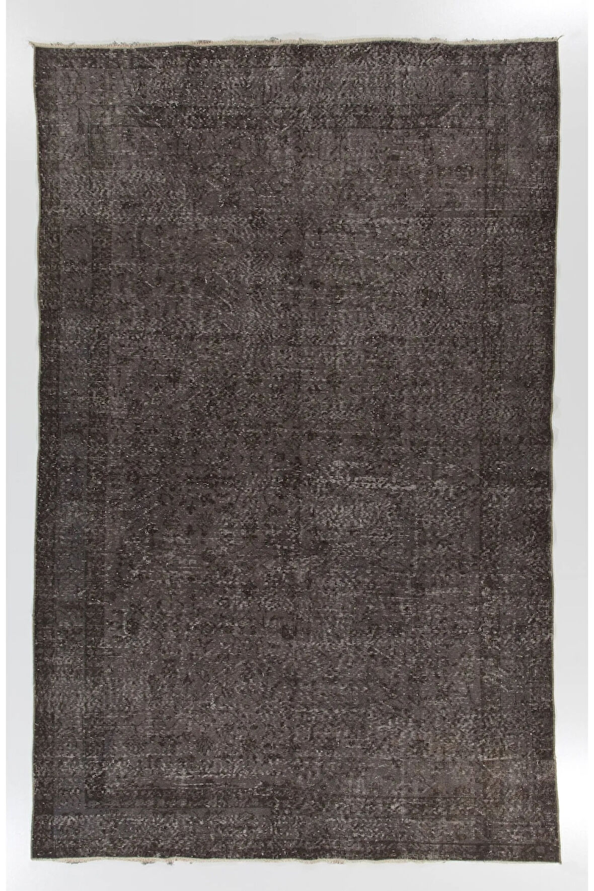 (197 X 310 CM) Kahverengi %100 El Ile Dokunmuş Anadolu Halısı, Sade Halı