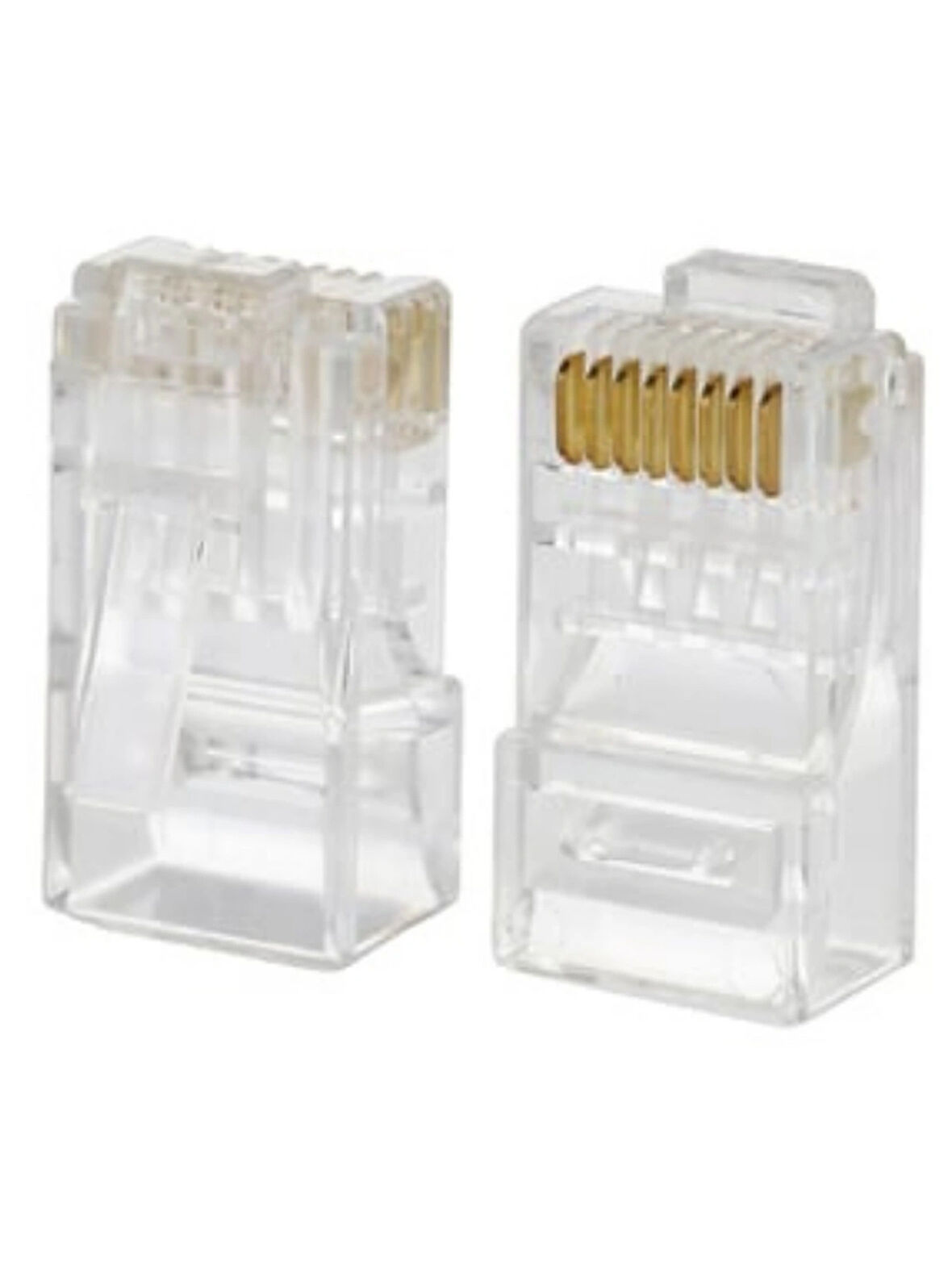 RJ45 Konnektör Utp Jack Uç Cat5-Cat6 100 Adet RJ45 Konnektör