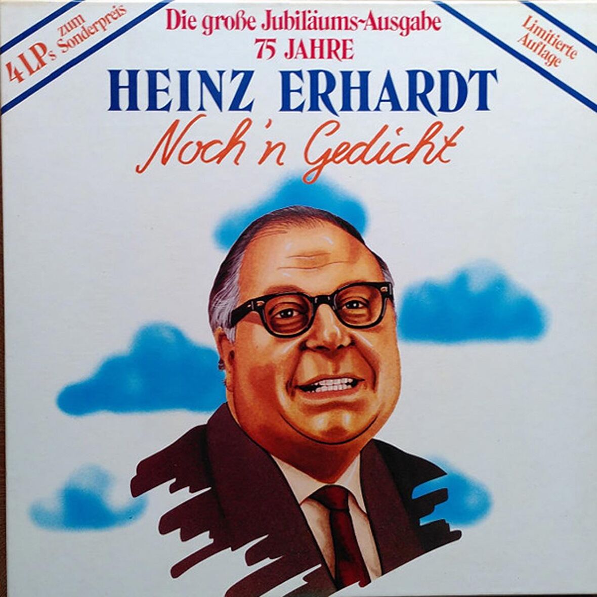 Heinz Erhardt – Noch 'n Gedicht  4x LP comedy plak alithestereo
