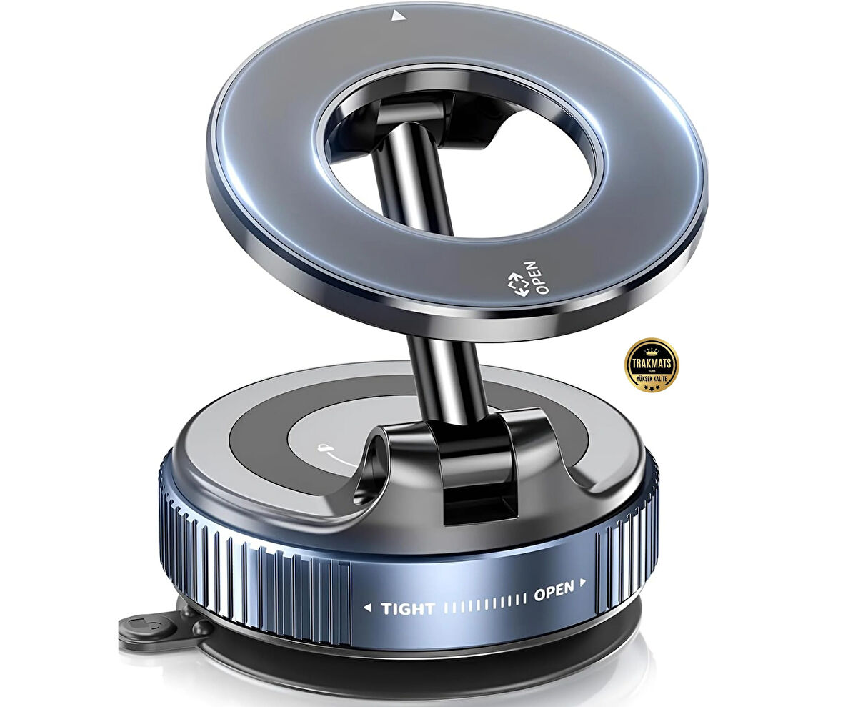 Audi A6 C5 1997-1998-1999-2000-2001-2002-2003-2004 Telefon Tutucu Hareketli Mekanizmalı Ayarlanabilir Vakumlu Neodimyum Güçlü Mıknatıslı