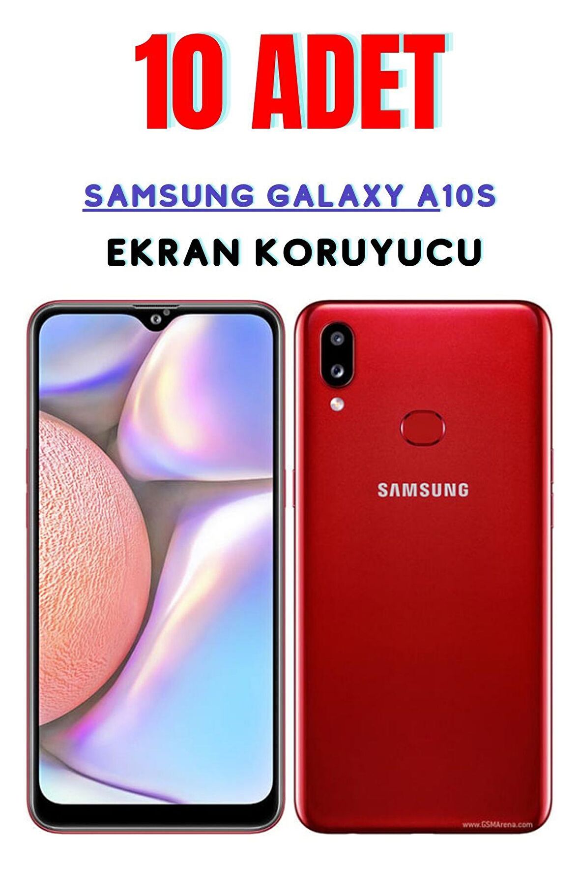 Samsung Galaxy A10s Temperli Cam Ekran Koruyucu Süper Ekonomik Paket ( 10 Adet )