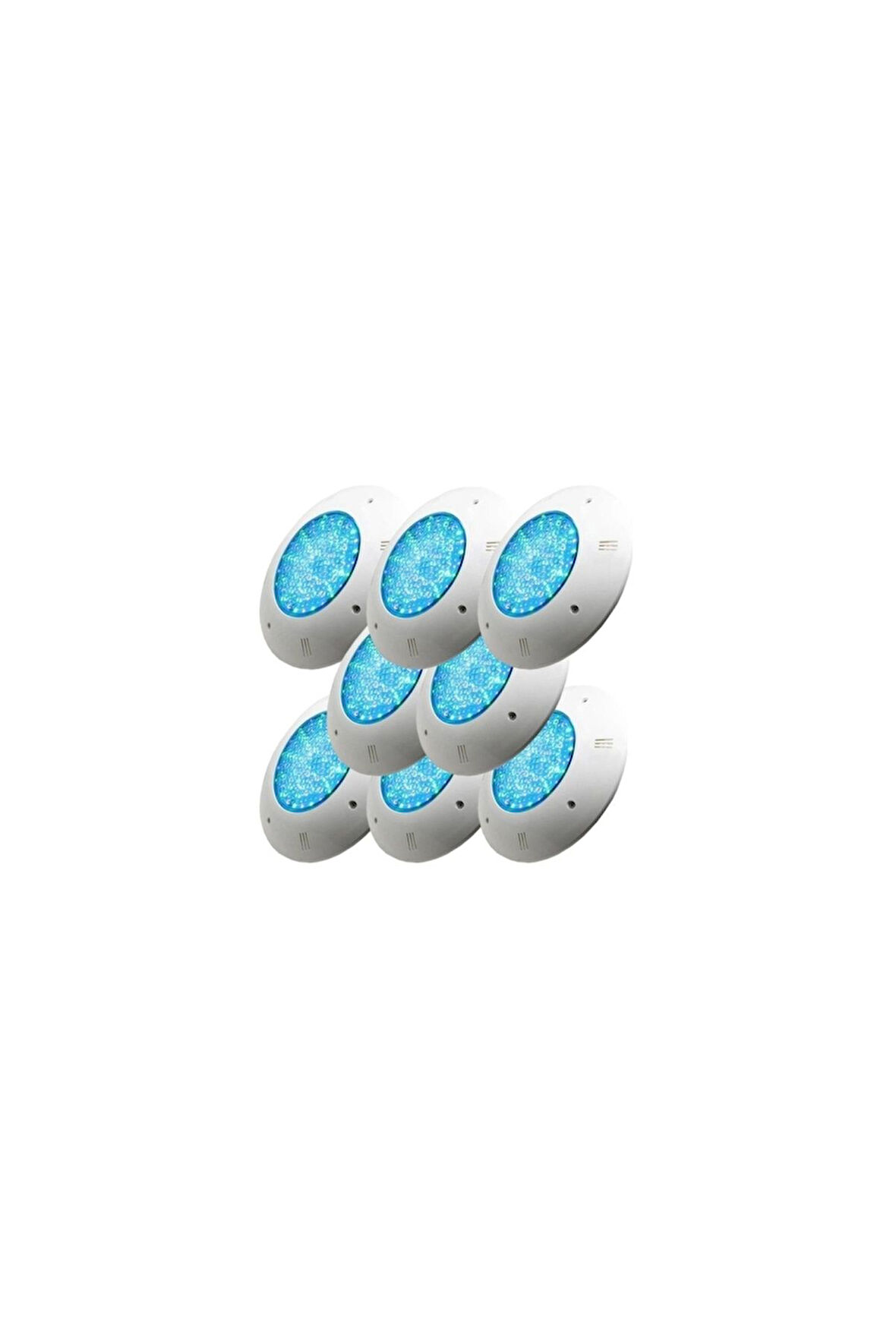 8 Adet 18 Watt Smd Led Turkuaz Sıva Üstü Havuz Lambası Tem 18w 12 Volt