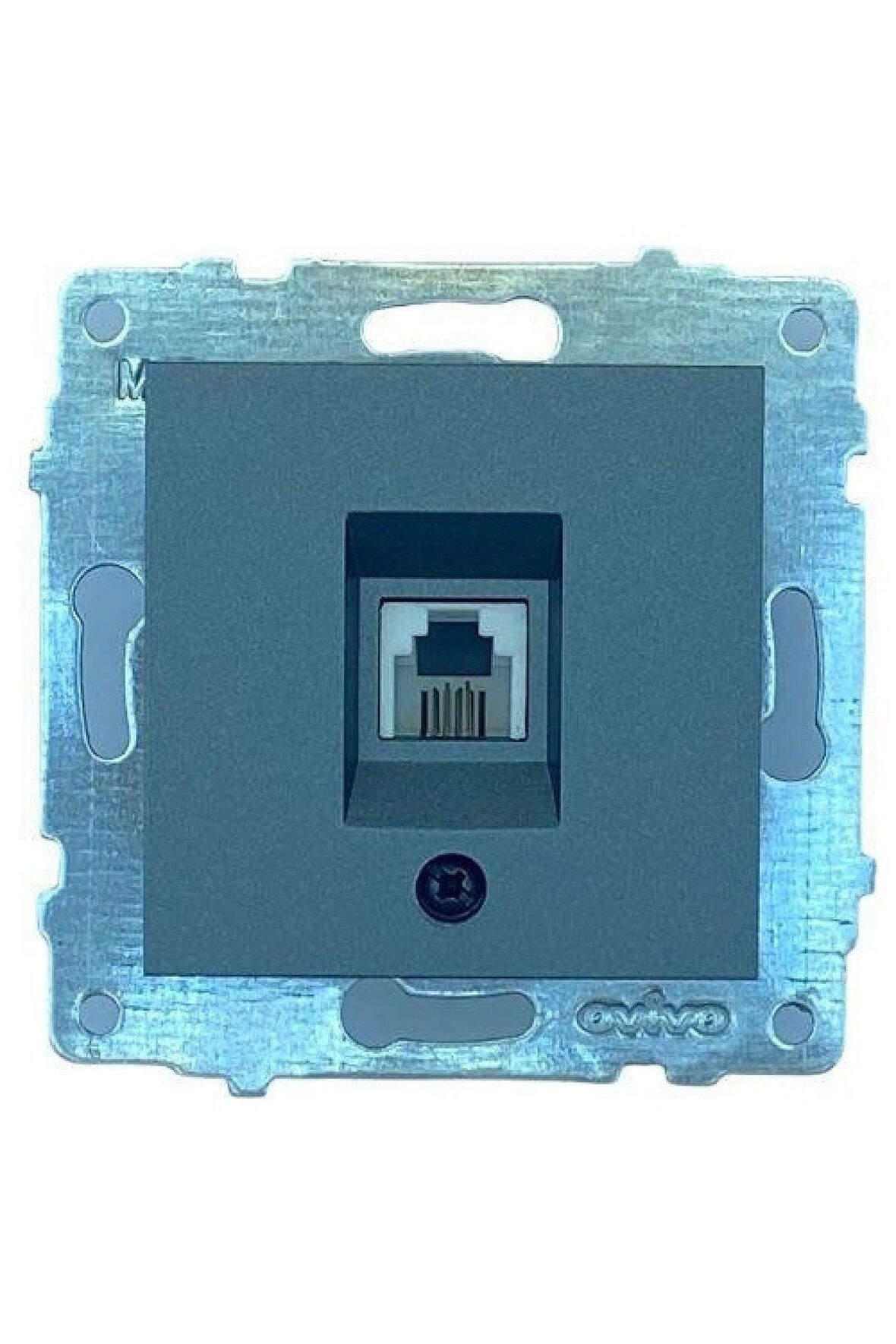 12 Adet Ovivo Grano Füme Numeris Telefon Prizi Çerçevesizdir 12