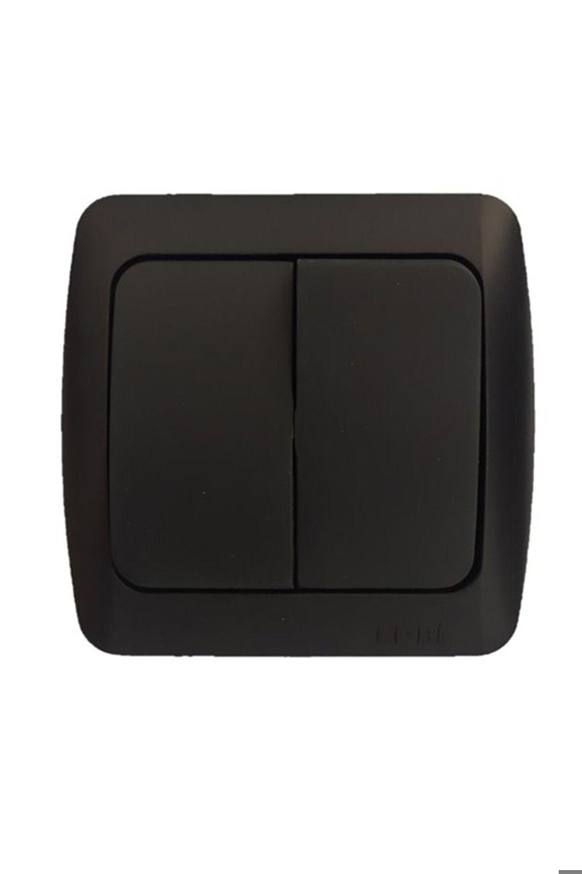 10 Adet Sıva Üstü Siyah (vantablack) Komütatör İkili Anahtar Elbi / Alsu