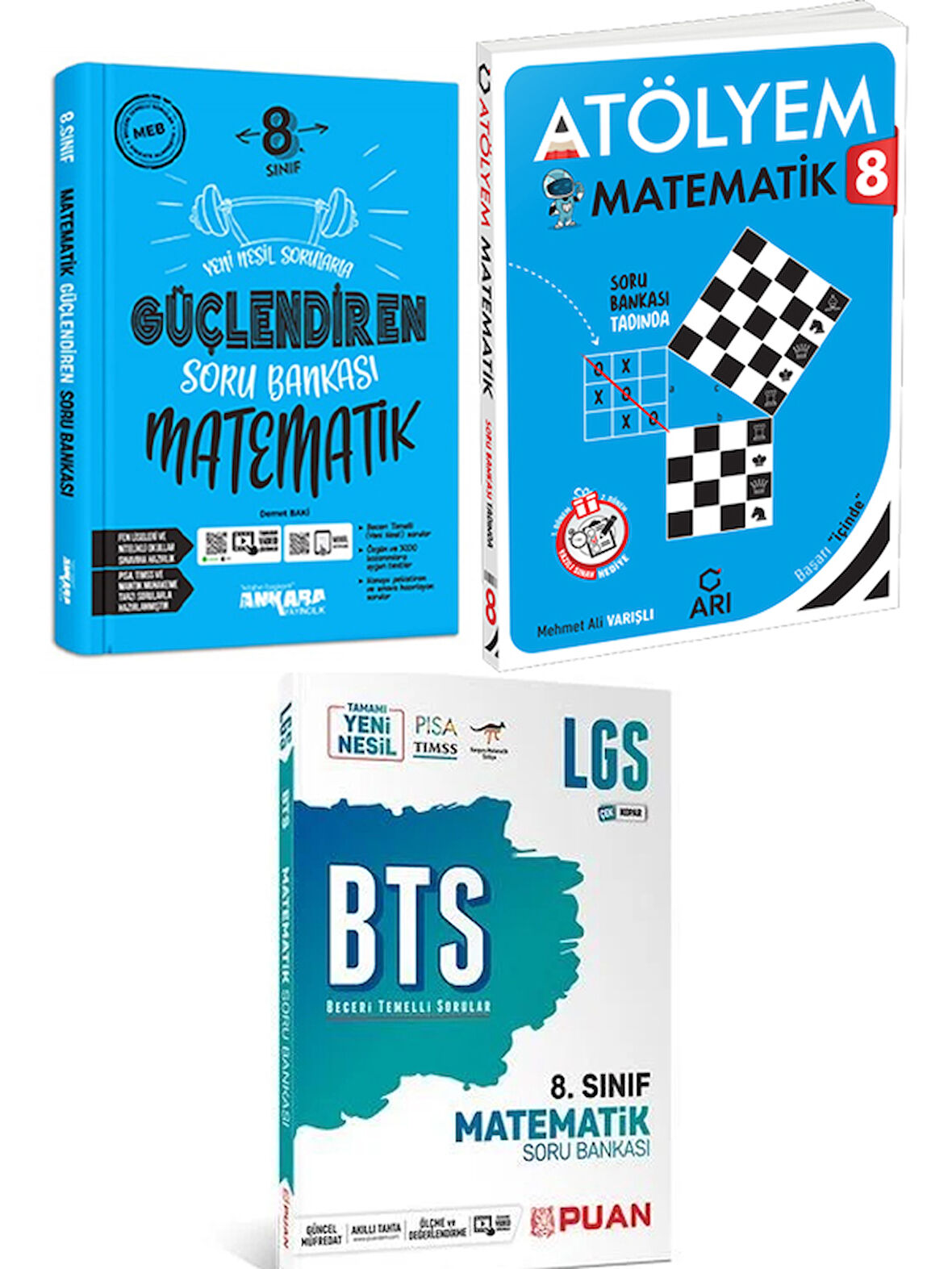 Ankara LGS Matematik Soru + Arı 8. Sınıf Matematik Atölyem + Puan LGS BTS Matematik