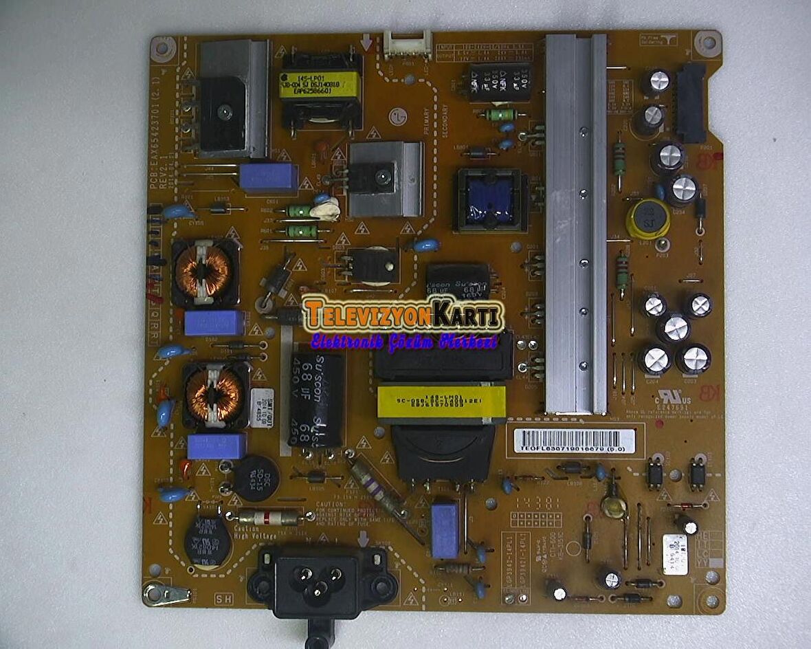 EAX65423701(2.1) EAY63071901 Lg 42LB582V Power Board