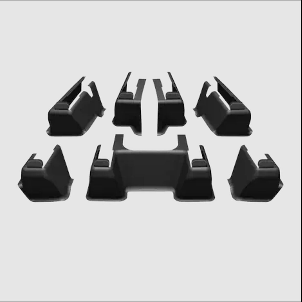 TESLA MODEL Y  İÇİN UYUMLU KOLTUK AYAKLARI VE KENARLARI KORUMA TAKIMI 5 PARÇA