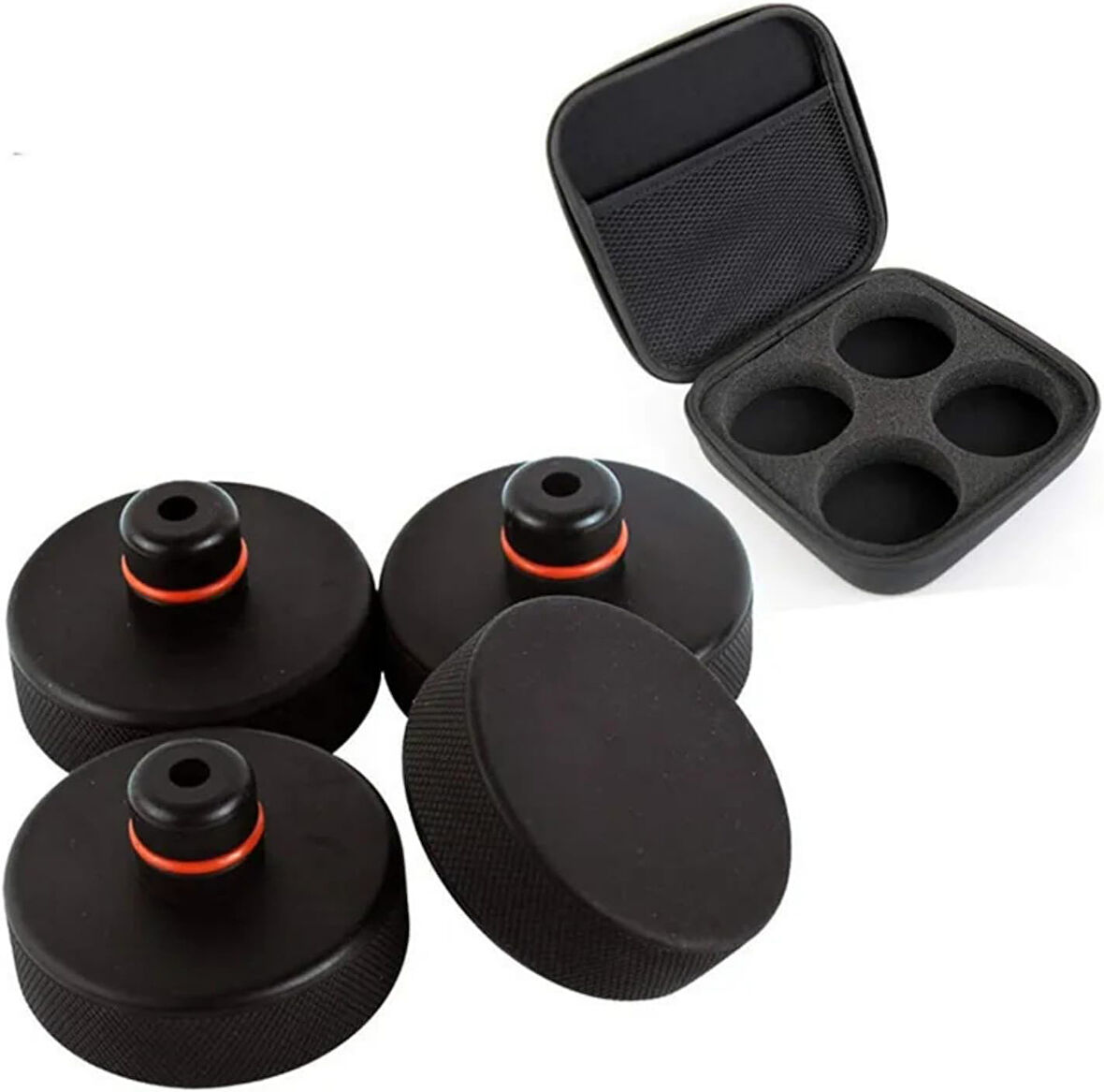 TESLA MODEL Y VE  JUNİPER İÇİN UYUMLU LİFT TAKOZU 4LÜ SET ÇANTALI