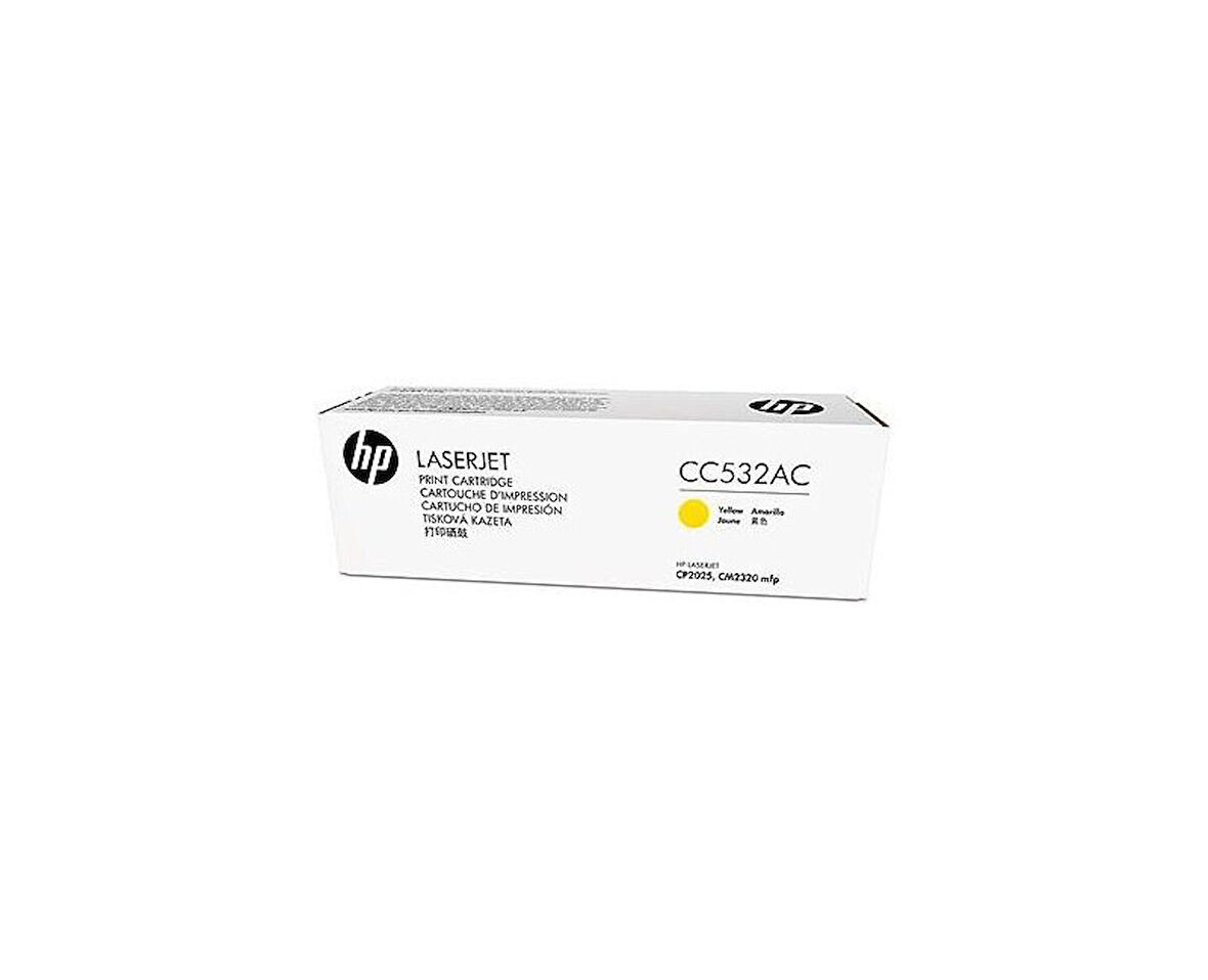 304A-CC532AC Sarı Orjinal Toner