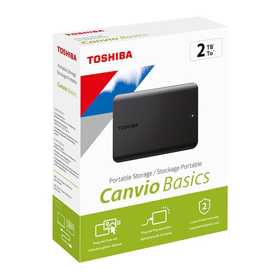 Canvio Basic 2TB Usb 3.2 Gen1-HDTB520EK3AA