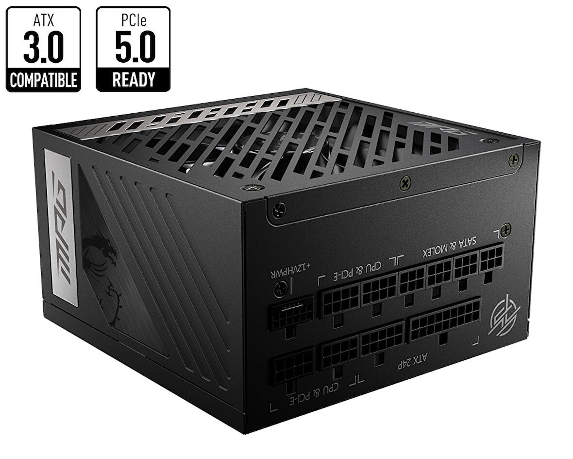 PSU MPG A1000G PCIE5 1000W 80+ GOLD POWER SUPPLY