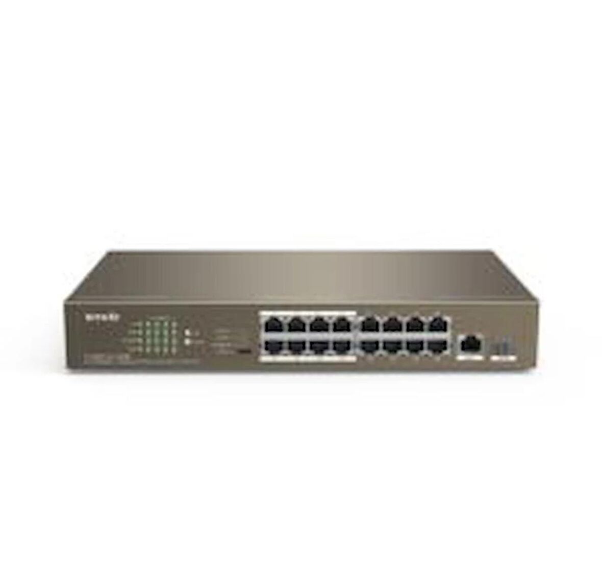 16 portlu 10/100Mbps +1 Gigabit/SFP Slots Switch With 16-Port PoE TEF1118P-16-150W