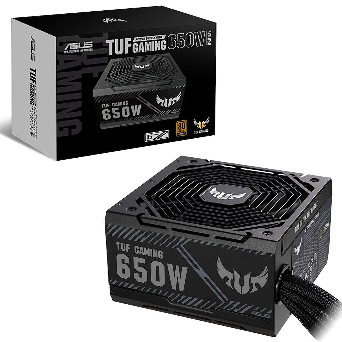 TUF GAMING 650B 80 PLUS BRONZE 650W GÜÇ KAYNAĞI 6 YIL GARANTİEKRAN 10 YIL GARANTİ