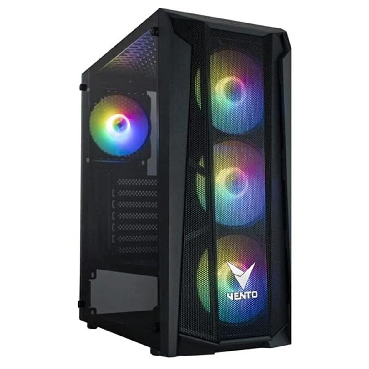 VG15FE 4x120MM RGB FAN ATX GAMING KASA PSU YOK