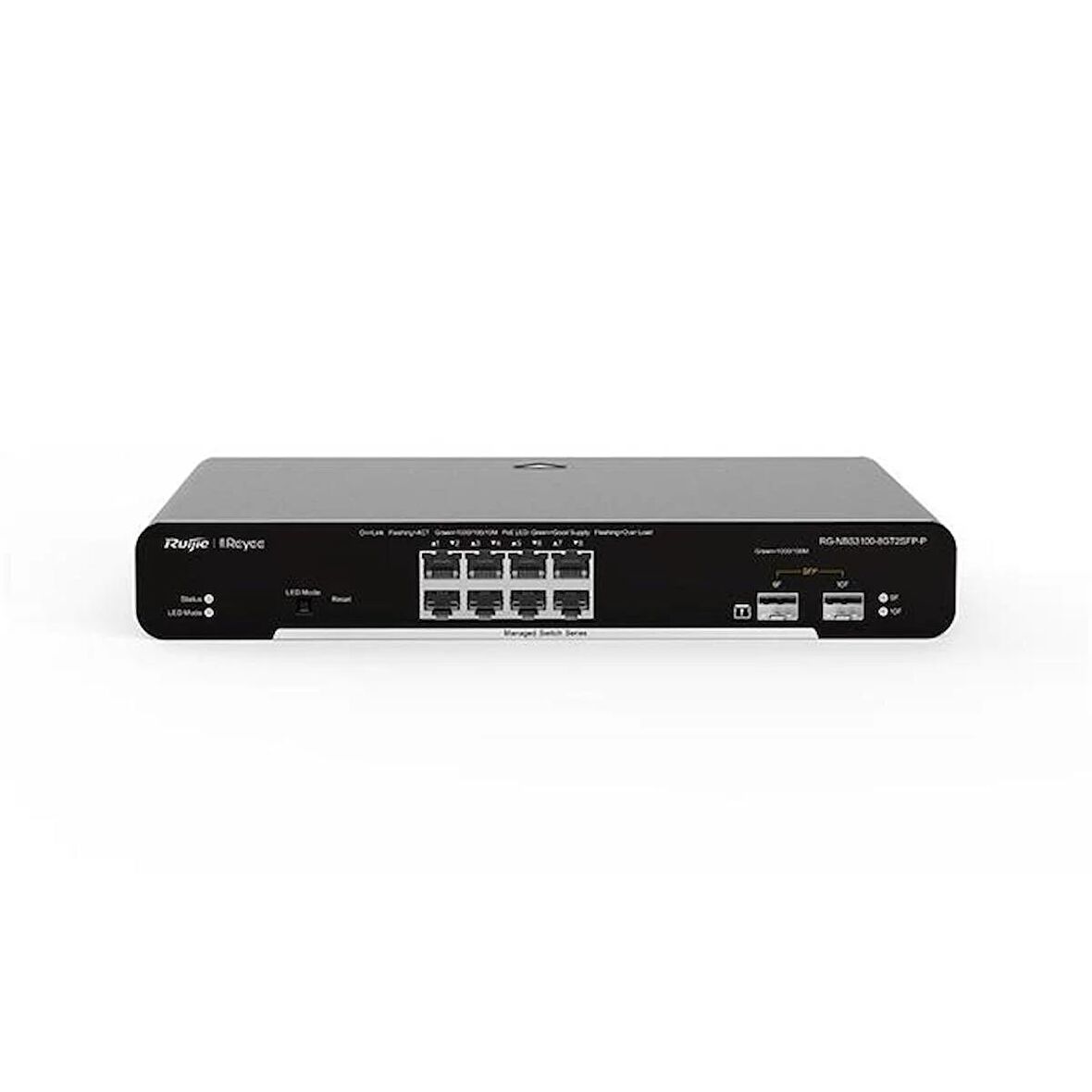 REYEE RG-NBS3100-8GT2SFP 8 PORT GIGABIT + 2XGB SFP UPLINK L2 YONETILEBILIR SWITCH