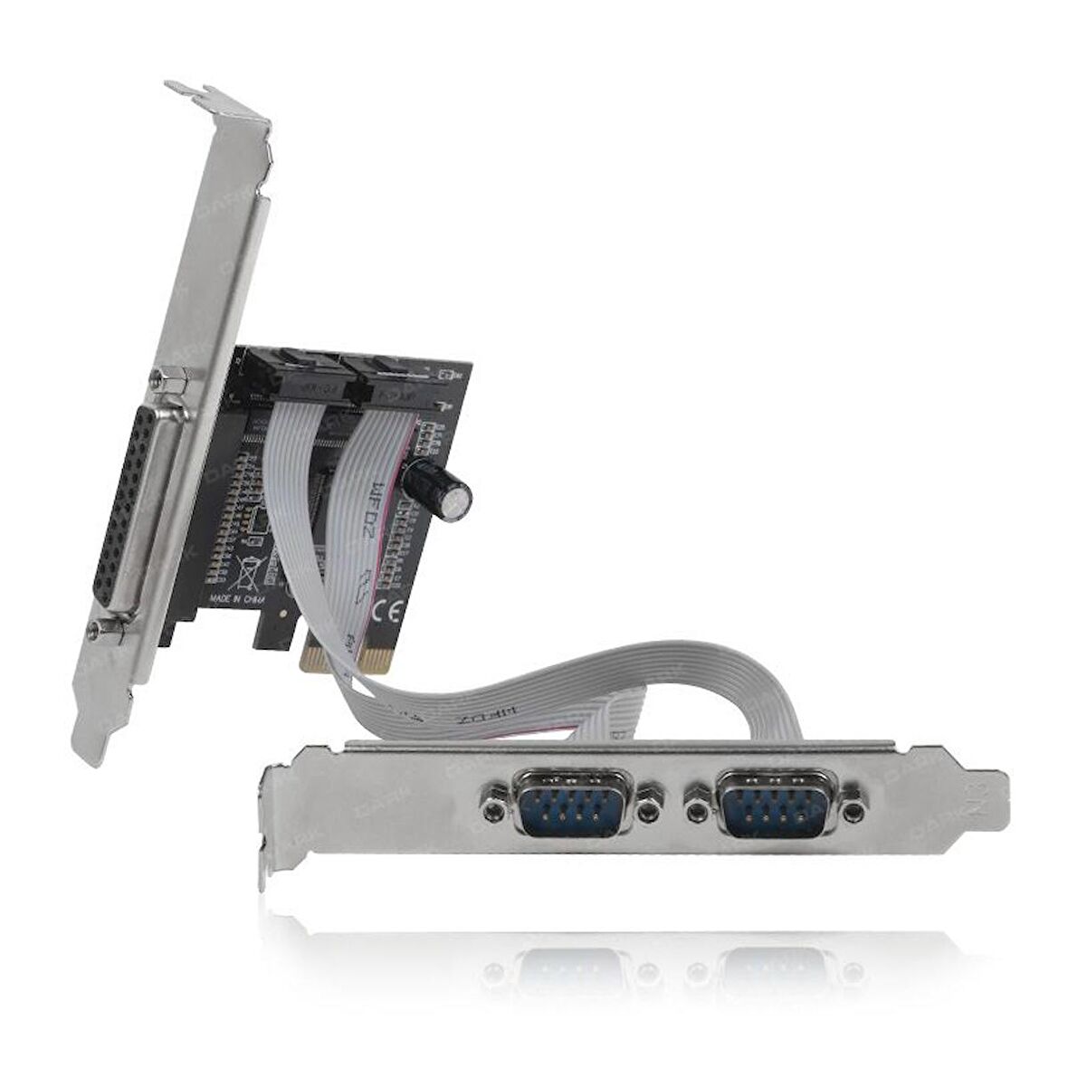 1x Paralel Port, 2x RS232 Seri Port PCI-Express Kart DK-AC-PEP32