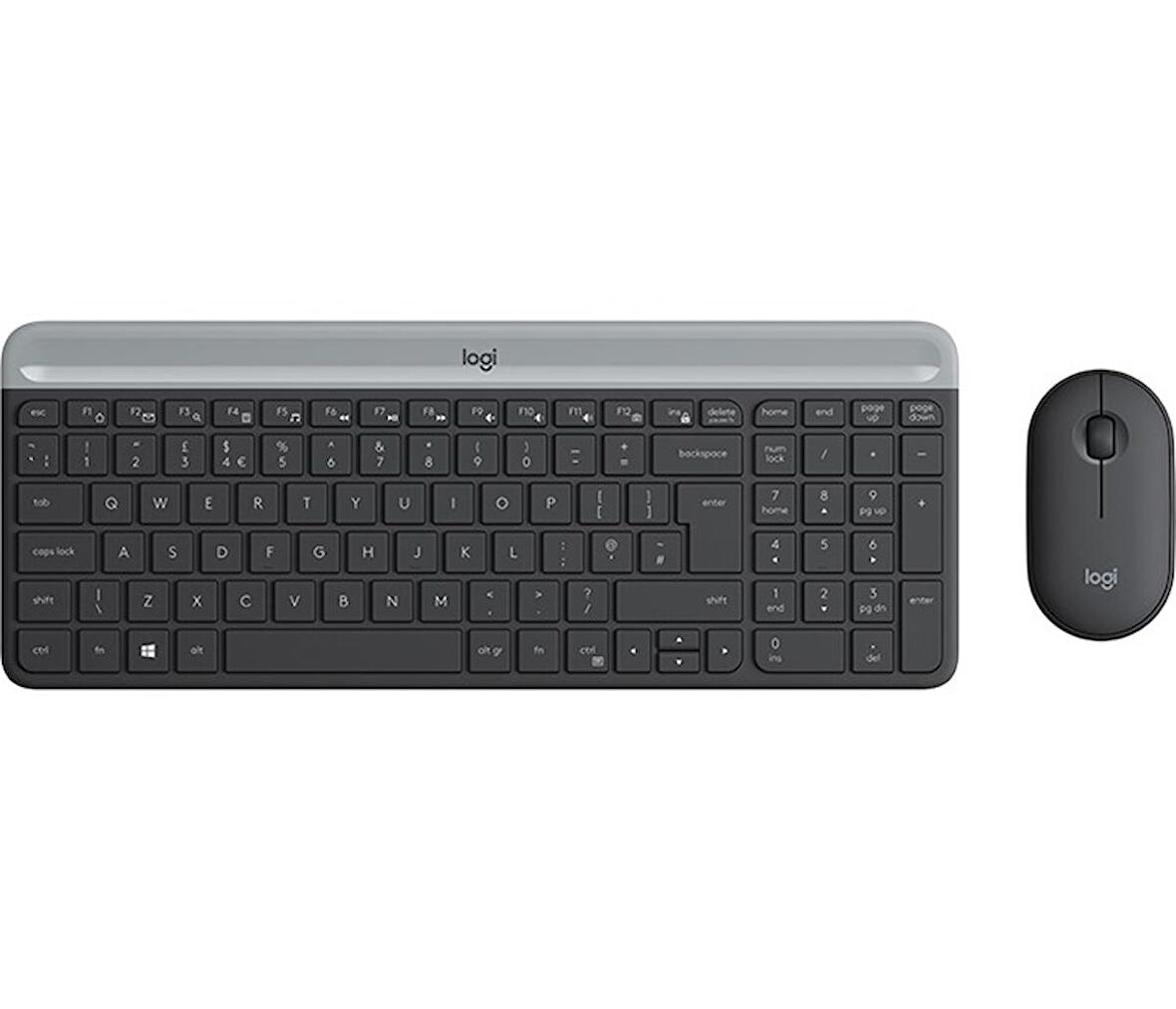 LOGITECH MK470 Siyah, 920-009435, Kablosuz, Türkçe Q, Klavye Mouse Set