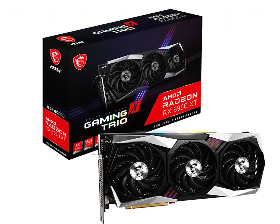 VGA RADEON RX 6950 XT GAMING X TRIO 16G RX6950XT 16GB GDDR6 256B PCIE 4.0 X16 (3XDP 1XHDMI)