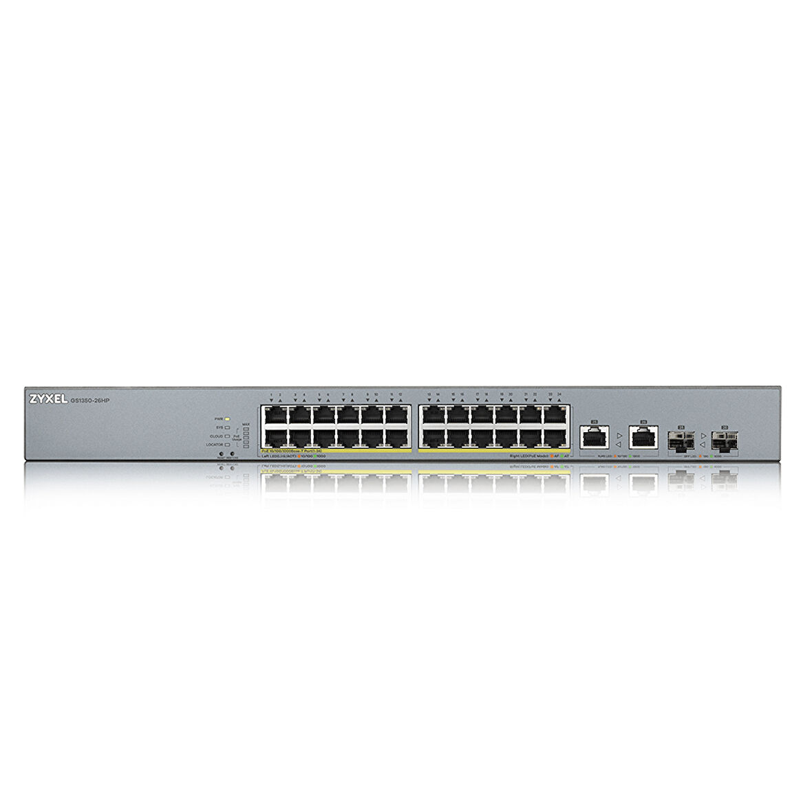 GS1350-26HP 24 PORT 10/100/1000 24xPOE 375W +2SFP YONETILEBILIR SWITCH