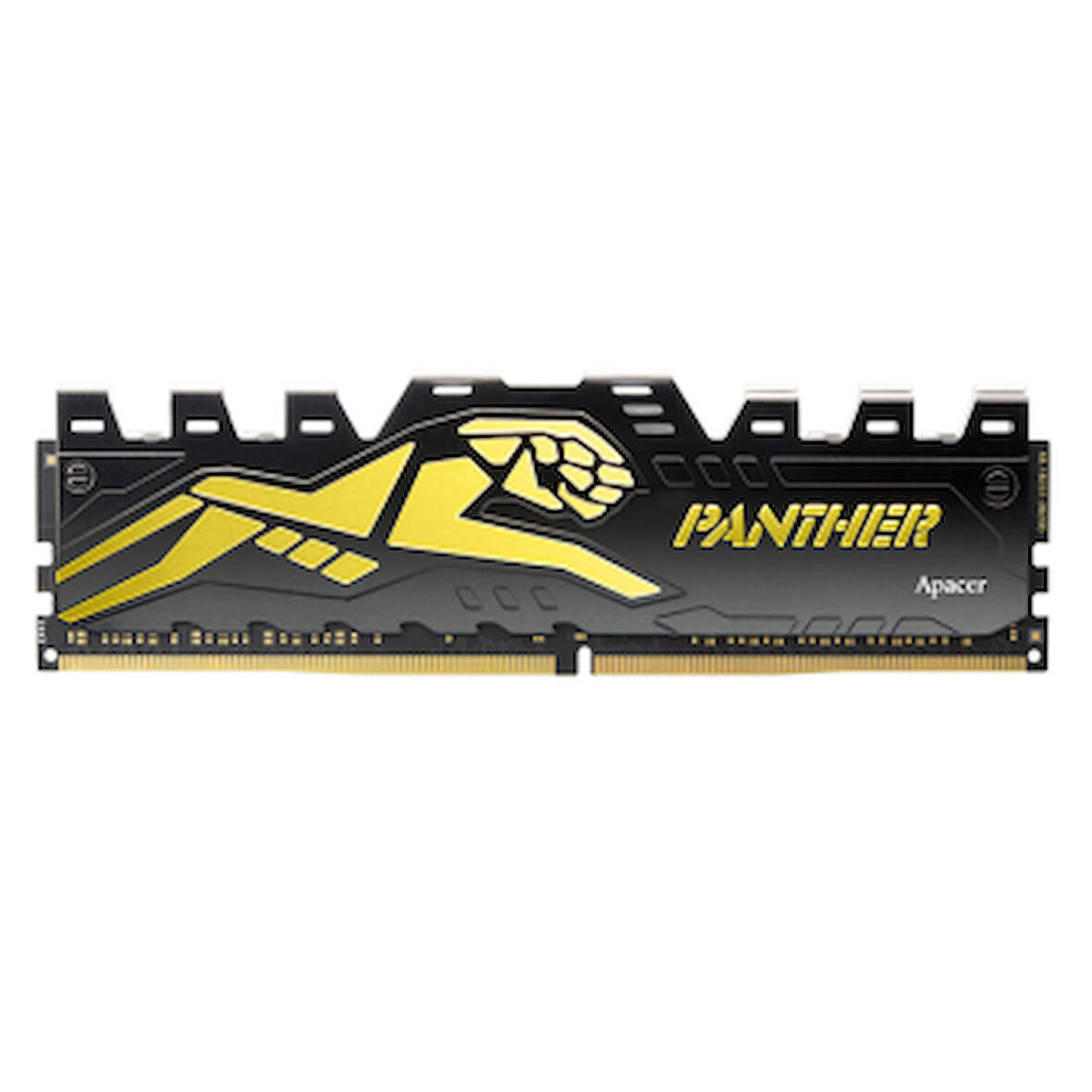 Panther Black-Gold 8GB (1x8GB) 3200MHz CL16 DDR4 Gaming Ram (AH4U08G32C28Y7GAA-1)