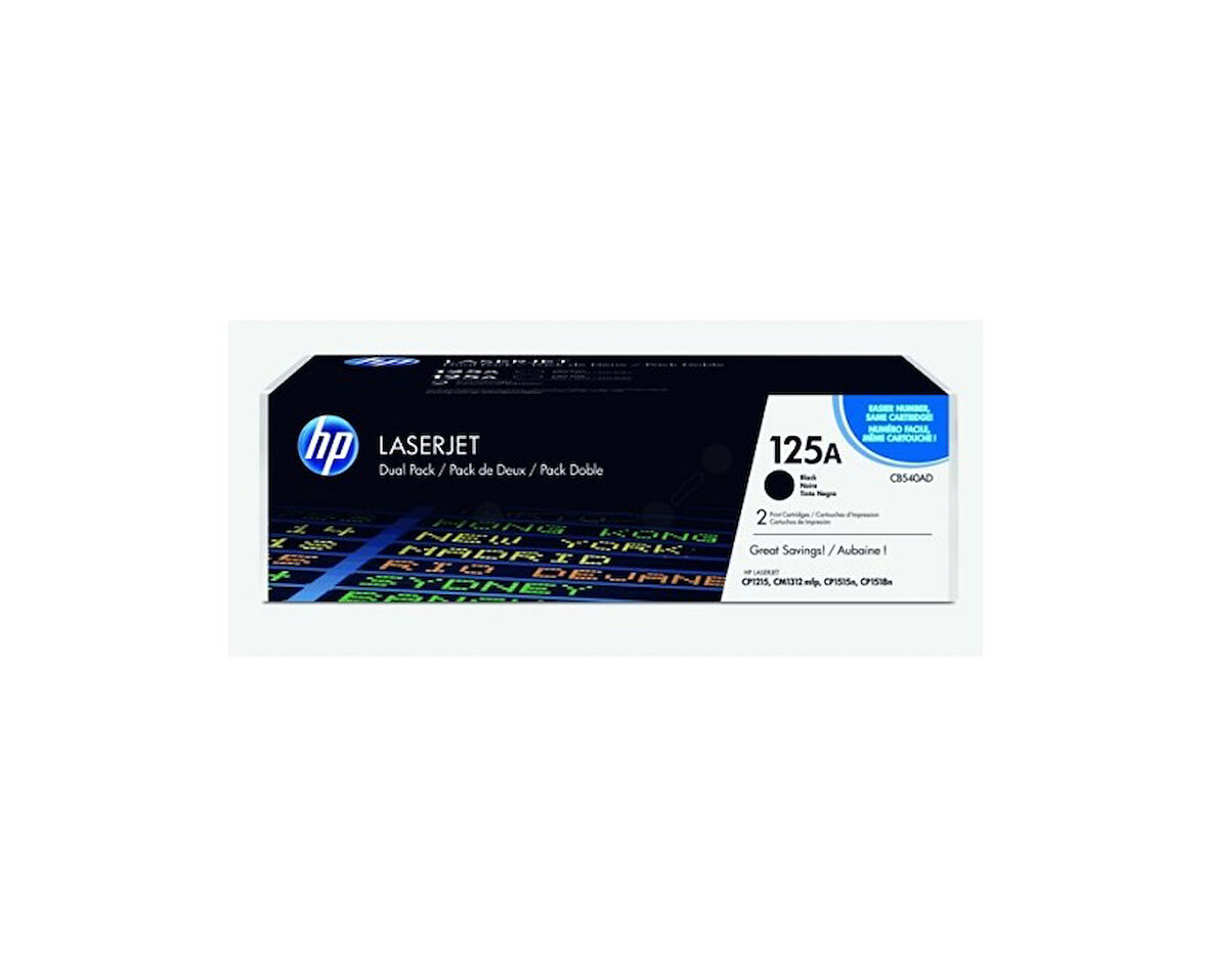 HP CB540A (125A) SIYAH TONER 2.200 SAYFA
