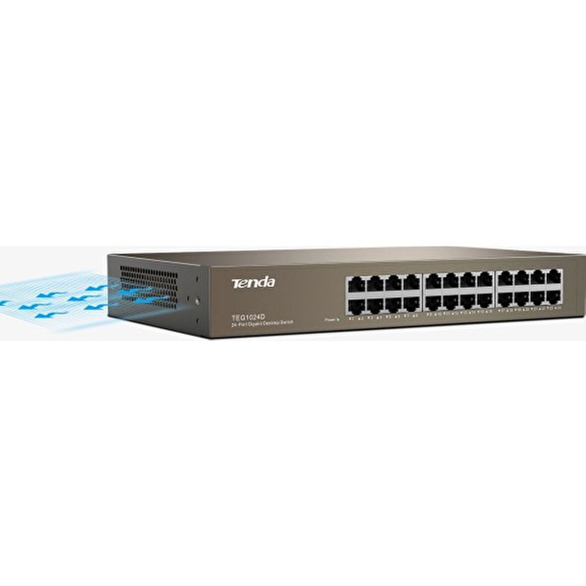 TEG1024D 24 PORT 10/100/1000 RACK-M SWITCH