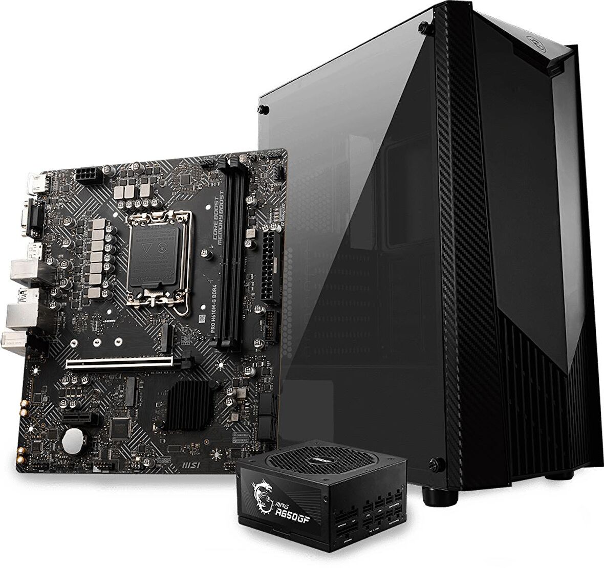 PRO H610M-G LGA1700P DDR4 Ses+GLan VGA HDMI DP M2 USB3.2 mATX