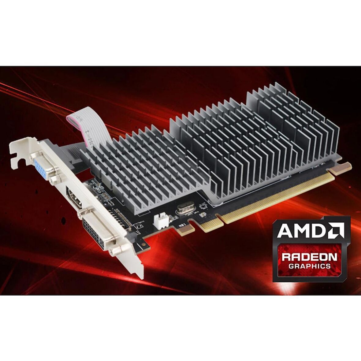 R5 230 2GB DDR3 VGA 64Bit DVI HDMI VGALP AFR5220-1024D3L9