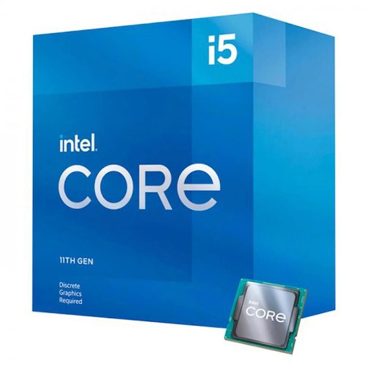 BX8070811400F Core™ i5-11400F 2.60-4.40GHz 12MB 128GB-DDR4 400/500 Serisi Chipset LGA1200pin