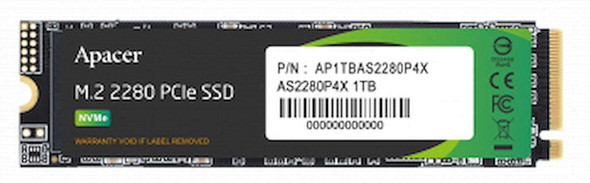 AP1TBAS2280P4X-1 1TB 2100-1700MB/s M.2 PCIe Gen3x4 SSD