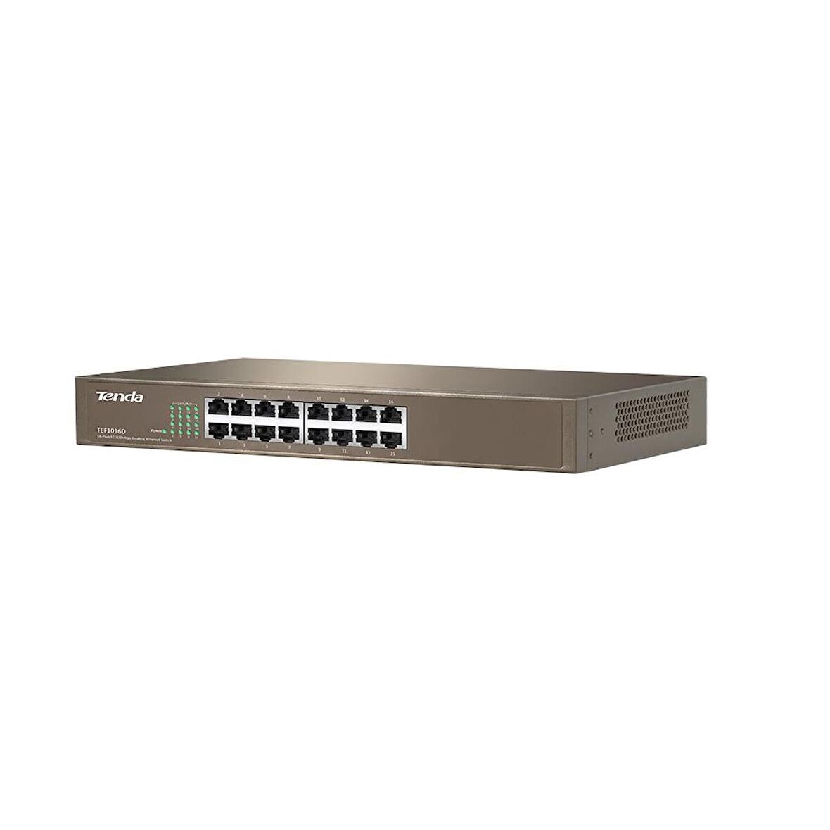 TEF1016D 16PORT 10/100 RACK-M SWITCH