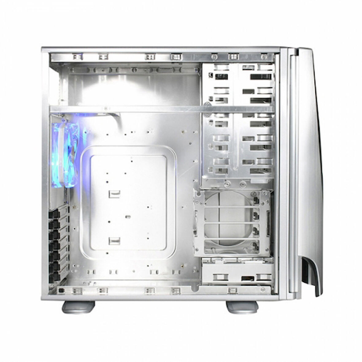 VD1000SWA Aguila Gümüş MidTow. Pencereli Aluminyum Kasa (PSU yok)