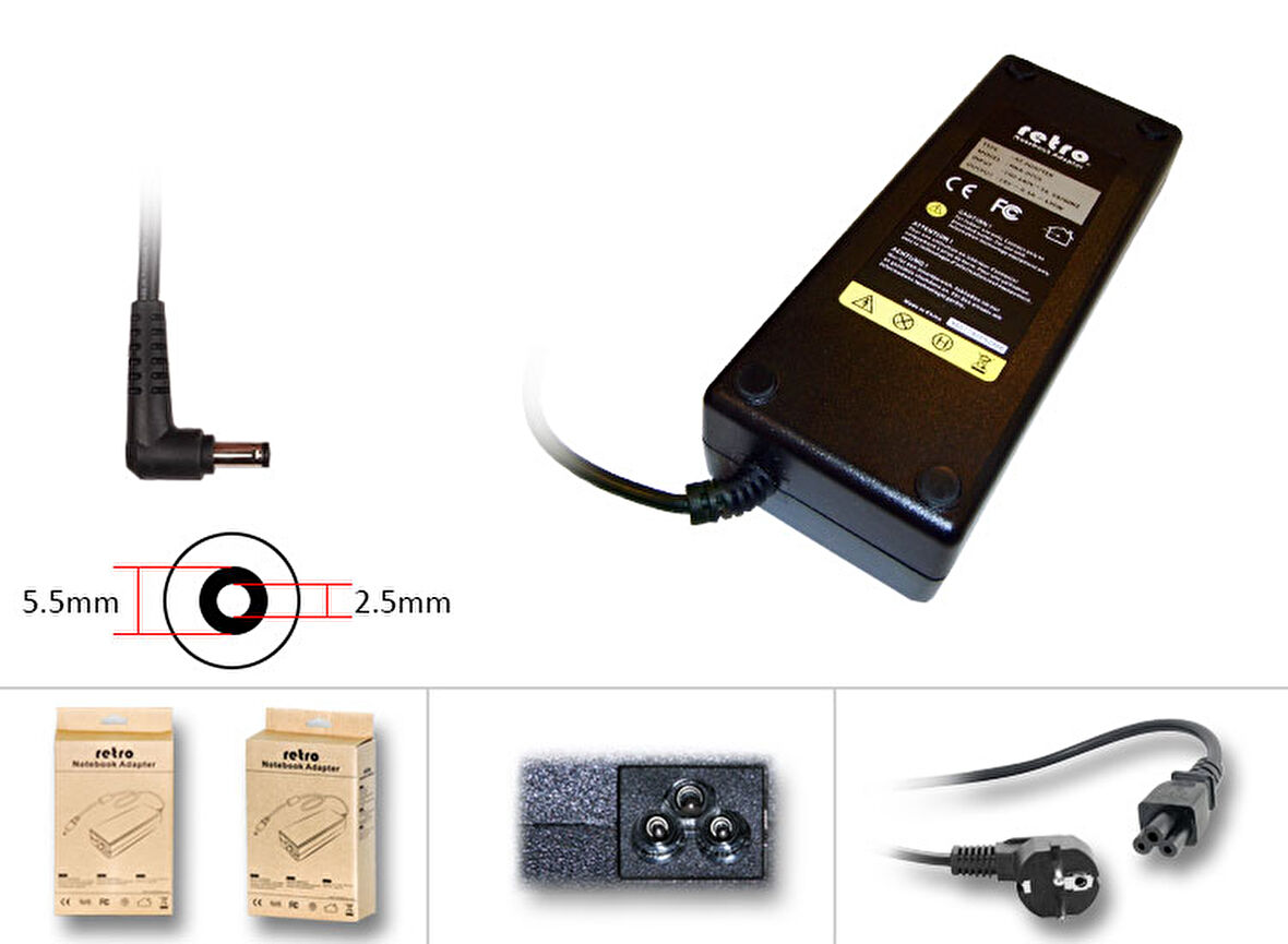 RNA-DT03 Delta-Liteon 19V 6.3A 120W Notebook Adaptör RNA-DT03