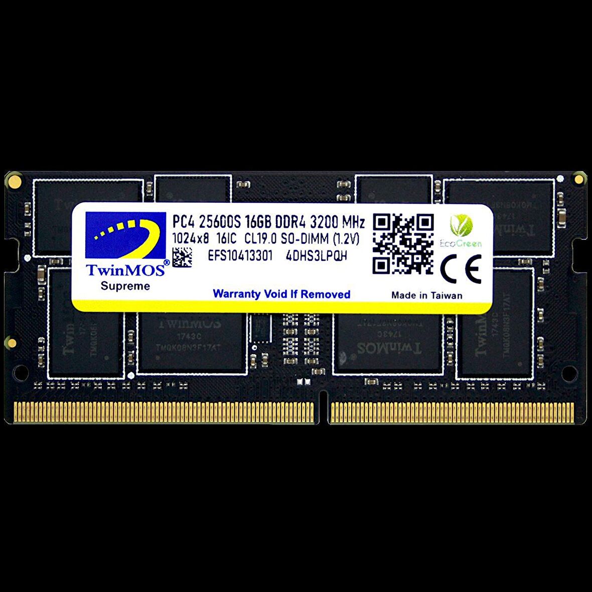 DDR4 16GB 3200MHz Notebook Ram MDD416GB3200N