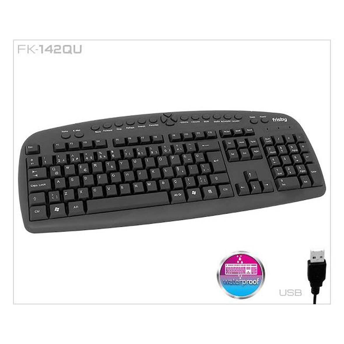 FK-142QU Q USB MULTİMEDYA KLAVYE