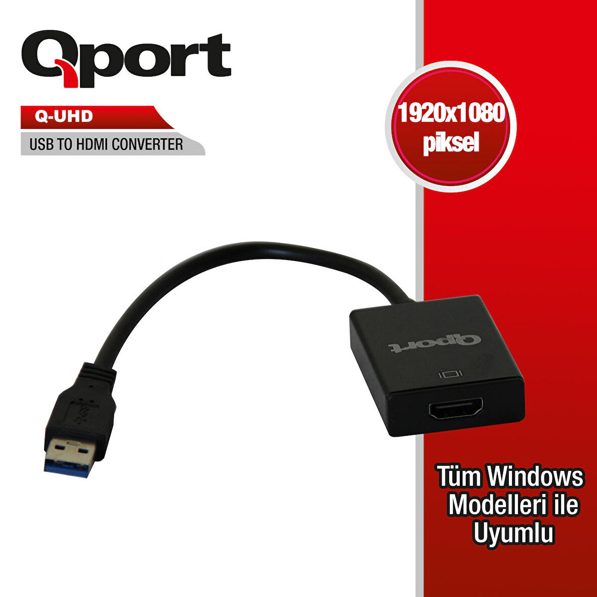 (Q-UHD) USB3.0 TO HDMI CEVIRICI