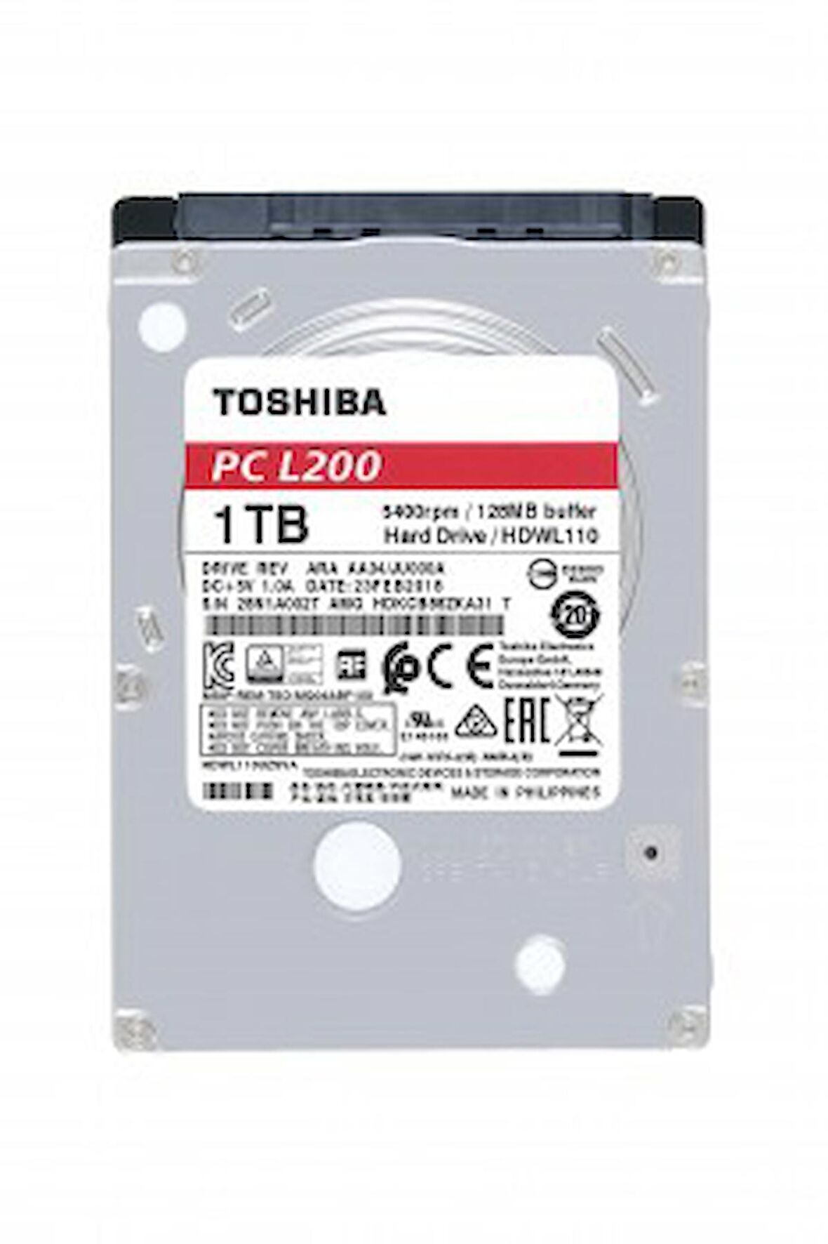 1TB 2.5" L200 5400RPM 128MB HDWL110UZSVA