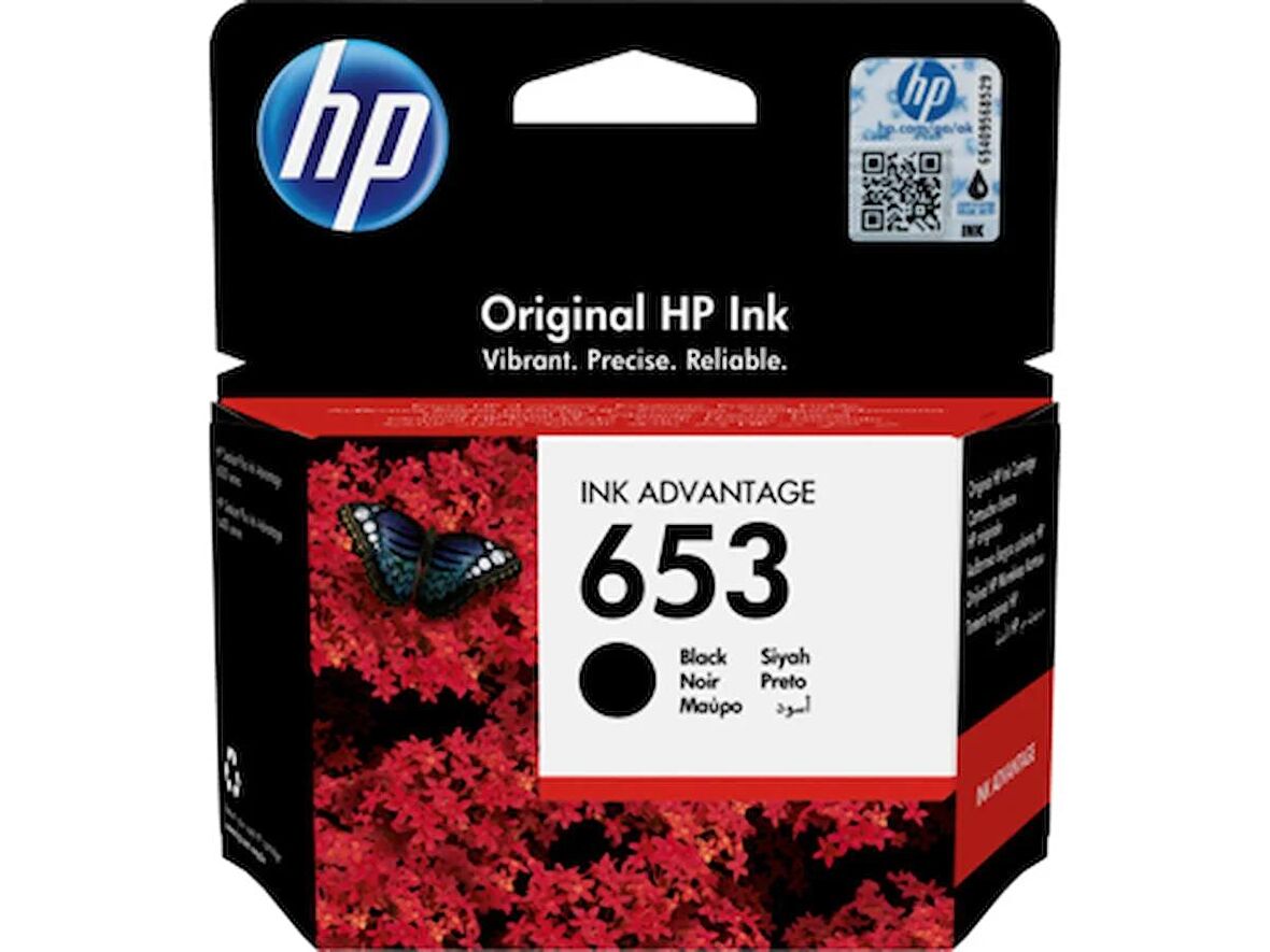 3YM75AE (653) SİYAH MUREKKEP KARTUSU 360 SAYFA