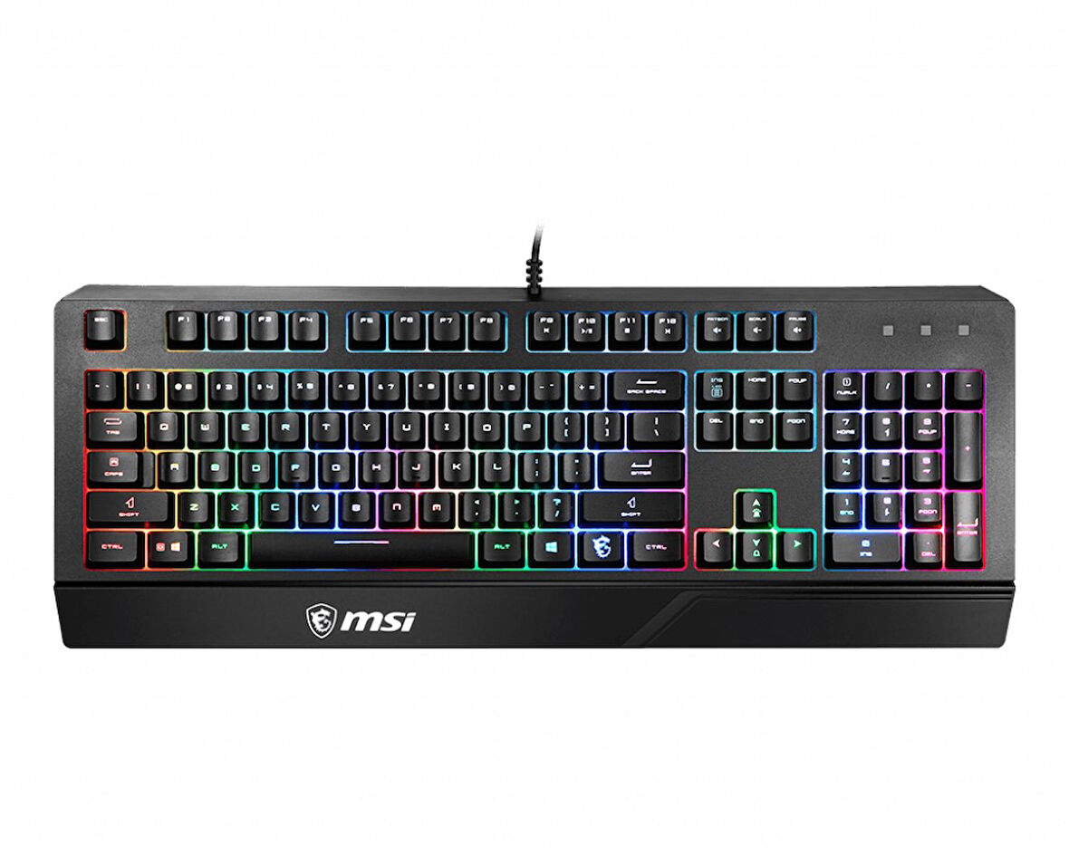 GG VIGOR GK20 TR GAMING KEYBOARD RAINBOW ARKA AYDINLATMA ANTIGHOSTING MEMBRAN SIVI DOKULMESINE DAYANIKLI OYUNCU KLAVYESI TURKCE Q