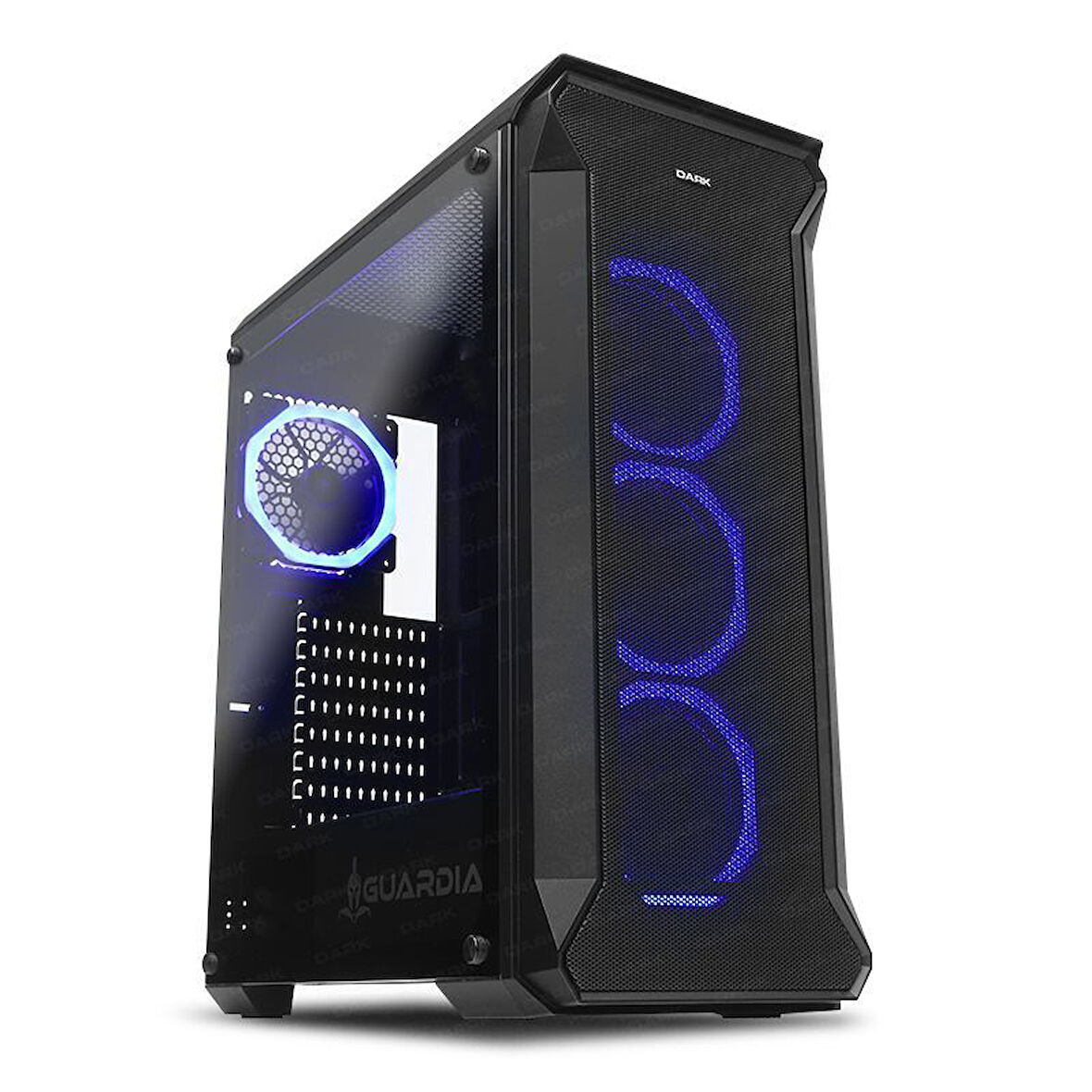 GUARDIAN 4x12cm Dual RGB Fanlı T-Glass ATX Oyuncu Kasa DKCHGUARDIAN