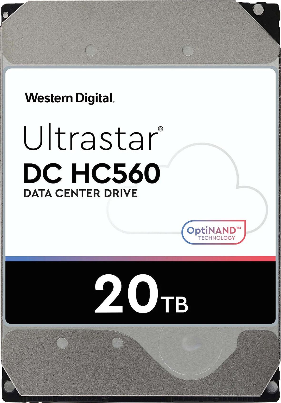 WD ULTRASTAR, WUH722020BLE6L4, 3.5", 20TB, 512Mb, 7200 Rpm, 7/24 Enterprise, DATA CENTER-GÜVENLİK-NAS-SERVER, HDD (DC HC560) (0F38785)