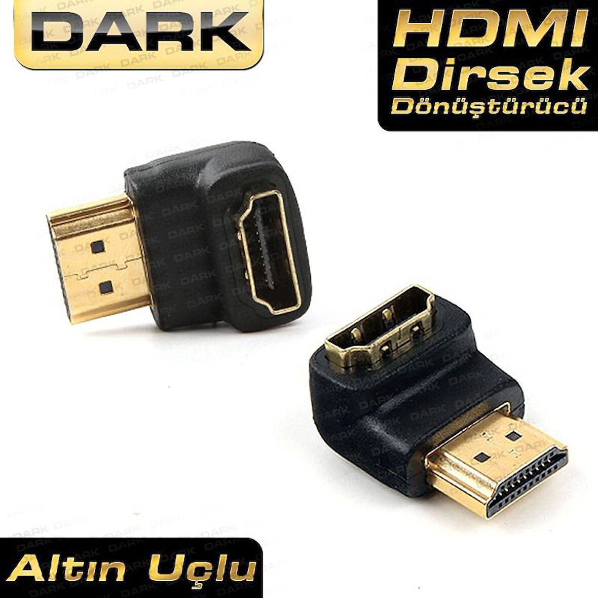 DK-HD-AMXF90 90 Derece Dönüştürücü Dirsek HDMI/HDMI Adaptör M/F