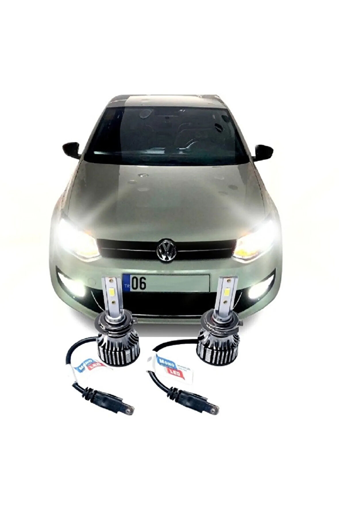 Vw Polo 6r 6c Led Kısa Far Ampulü Mono H7