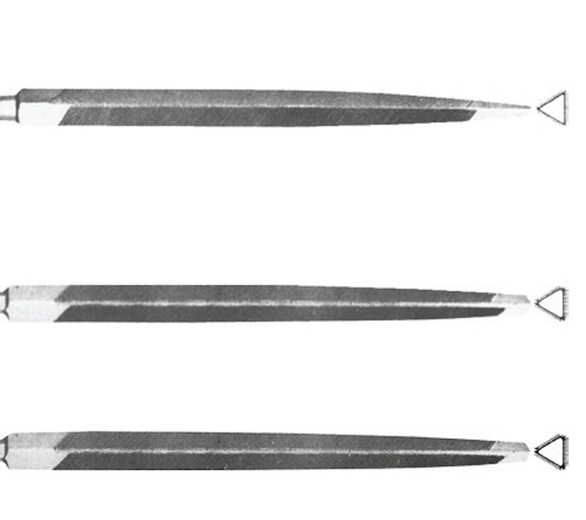 Three Files EĞSILEX4 4’’ Extra Slim Testere Eğesi