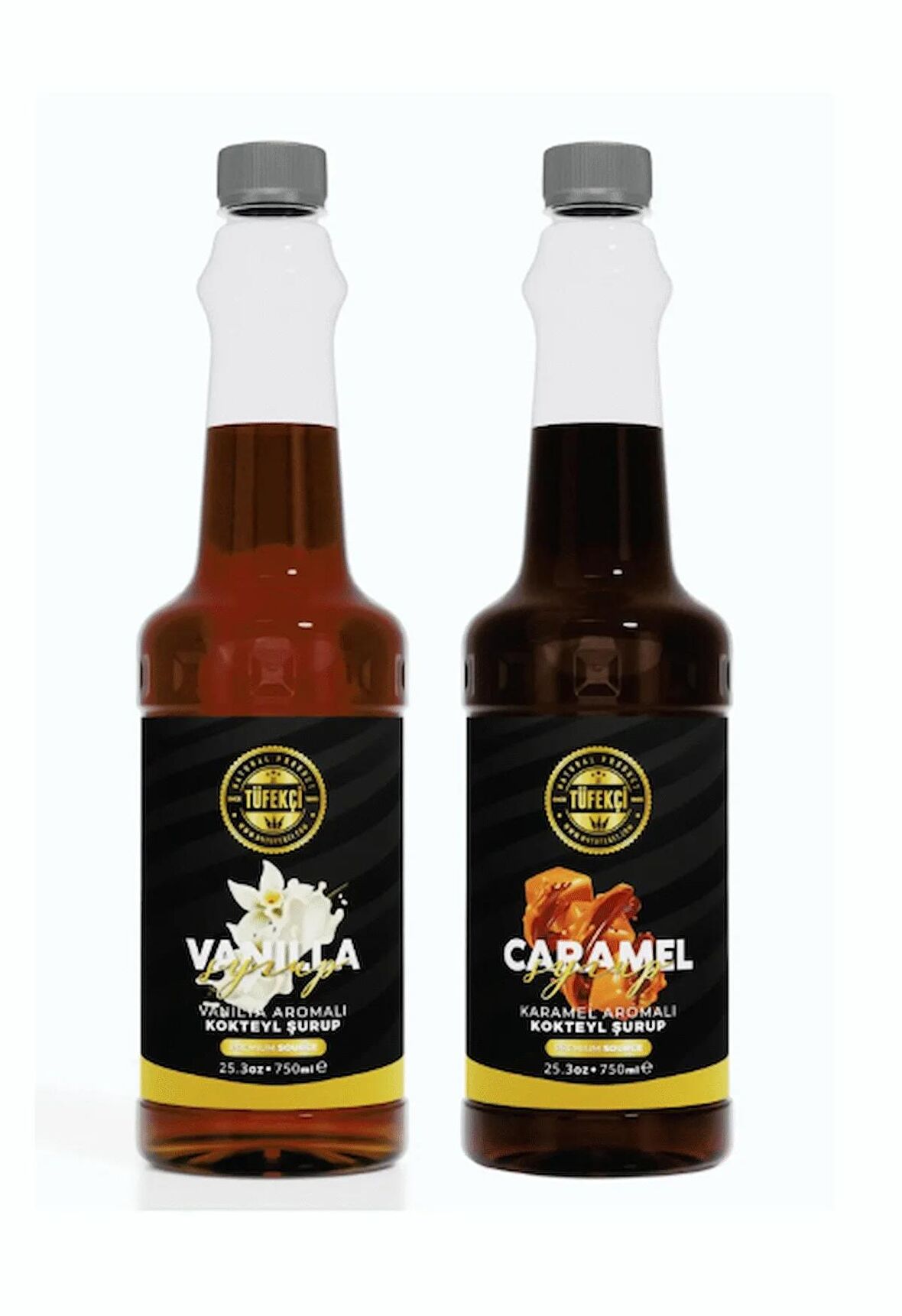 Karamel-vanilya Avantajlı Paket Kokteyl, Pasta Ve Kahve Şurubu (750 ML X 2)