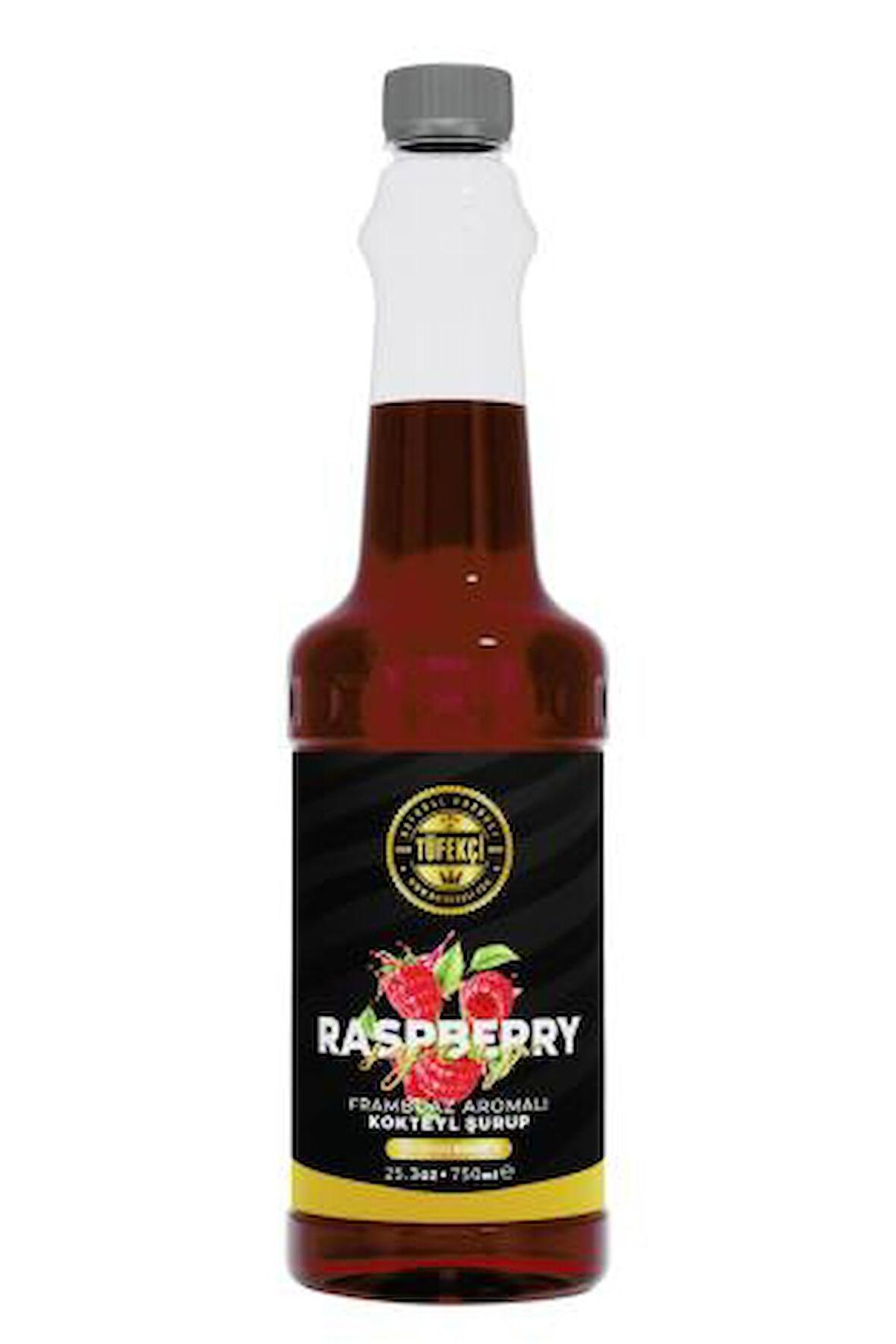 By Tüfekçi Frambuaz Raspberry Kokteyl, Pasta Ve Kahve Şurubu Yeni Formül Yüksek Aroma 750 ml