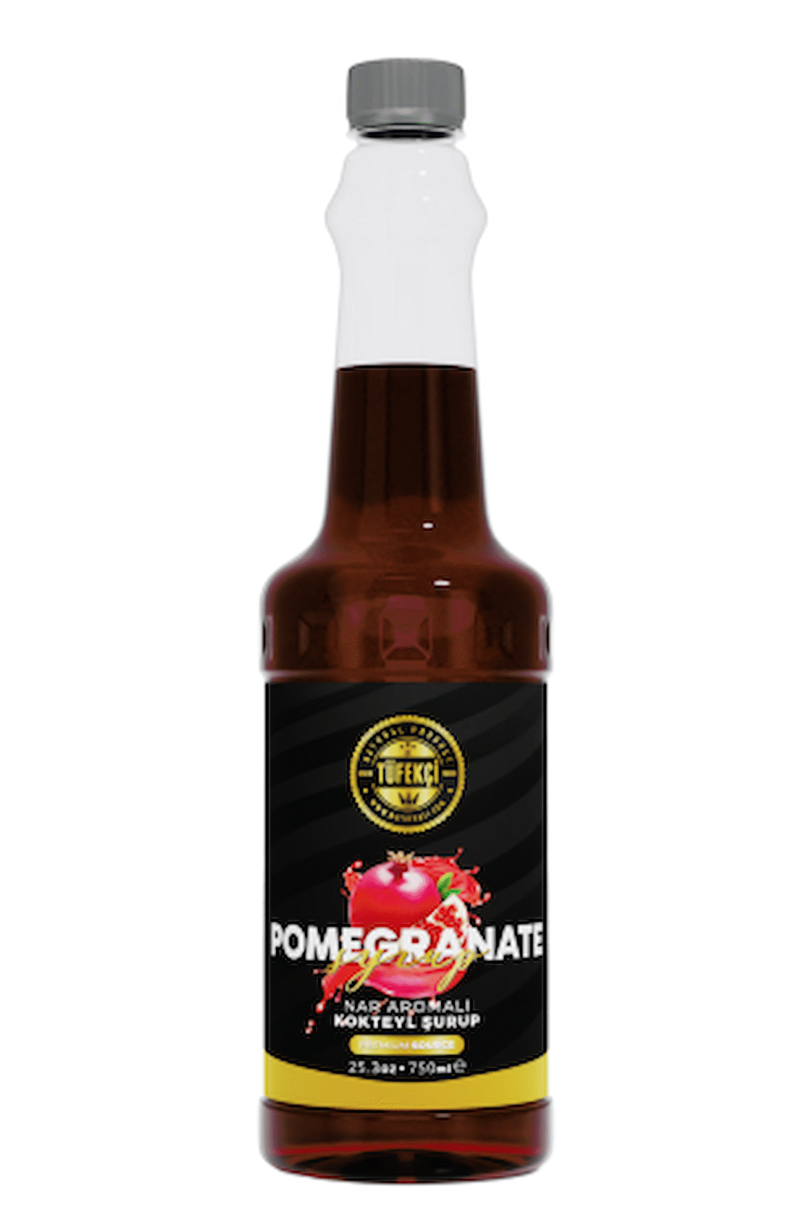 By Tüfekçi Nar Pomegranate Kokteyl, Pasta Ve Kahve Şurubu Yeni Formül Yüksek Aroma 750 ml