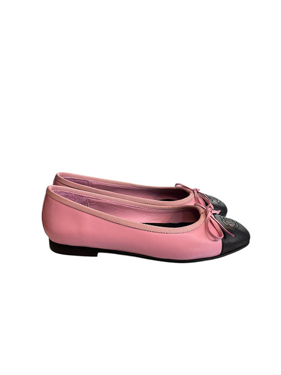 Pembe Hakiki Deri  Siyah Burun  Babet